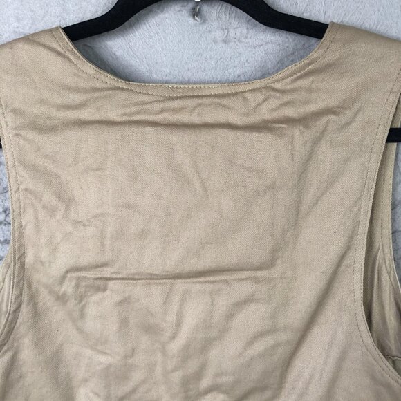Polar Products Kool Max Cooling Vest Adjustable M/L Khaki Tan KMVZ Adult - Picture 11 of 14